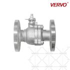 DN32 2 Piece Ball Valve Stainless Steel CF8 Flange 1 1/4 Inch Flanged Ball Valve Side Entry API608 WCB CF8 CF8M CF3 CF3M